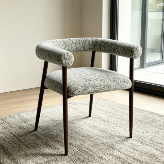 Retro Armchair With A Unique Light Green Backrest Design Hot Transfer Frame high quality
