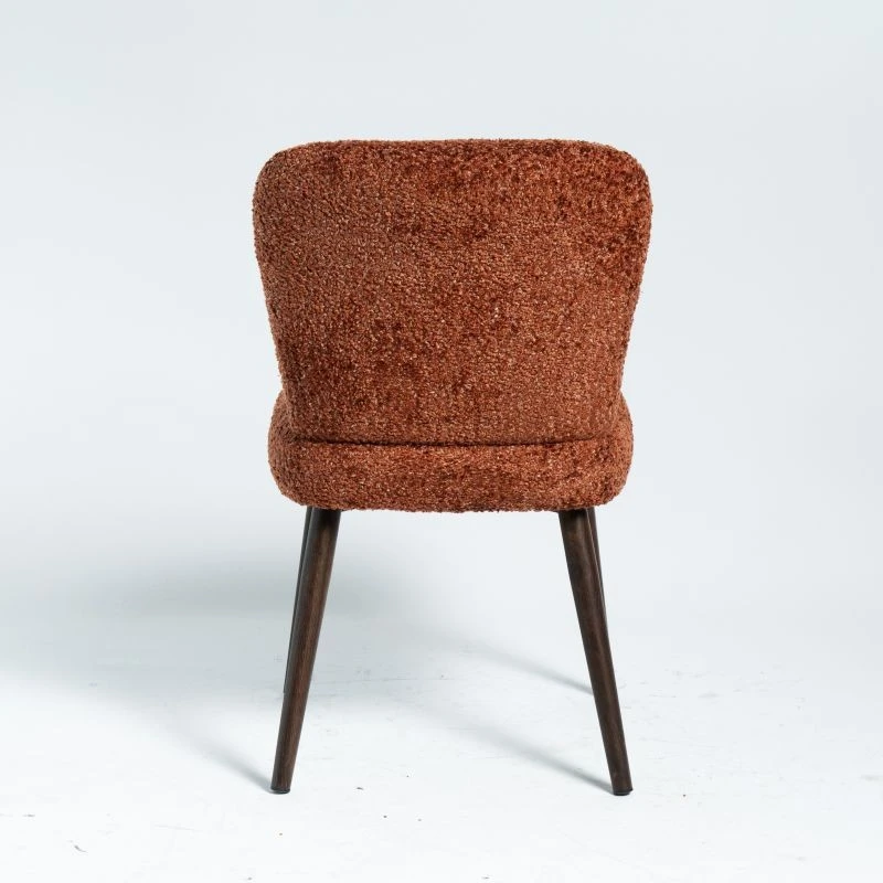 Retro Red Dining Chair With Heat Transfer Round Frame best